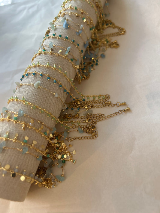 Gold plated bracelets